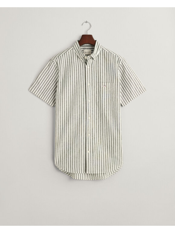 Gant - Gant Linen stripe ss shirt