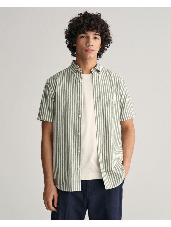 Gant - Gant Linen stripe ss shirt