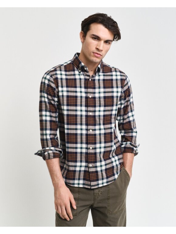 Gant - Gant REG FLANNEL PLAID SHIRT