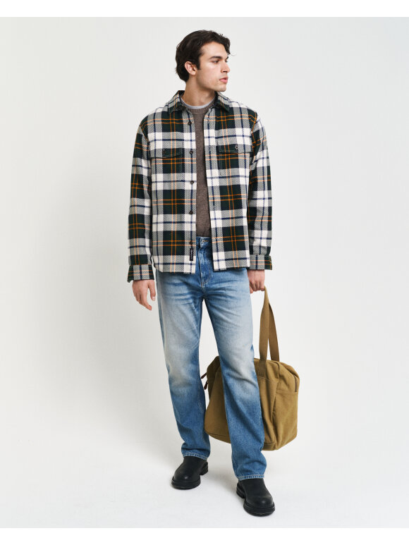 Gant - GANT HERRINGBONE CHECK OVER