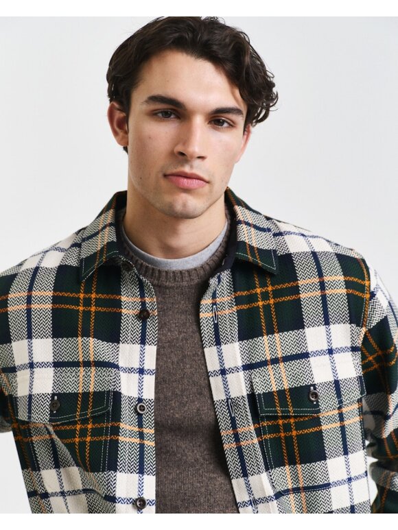 Gant - GANT HERRINGBONE CHECK OVER