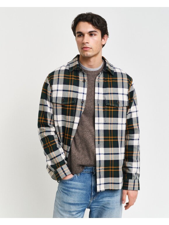 Gant - GANT HERRINGBONE CHECK OVER