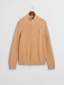 Gant - Gant COTTON WOOL RIB HALF ZIP