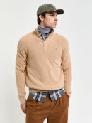 Gant - Gant COTTON WOOL RIB HALF ZIP