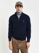 Gant - Gant COTTON WOOL RIB HALF ZIP