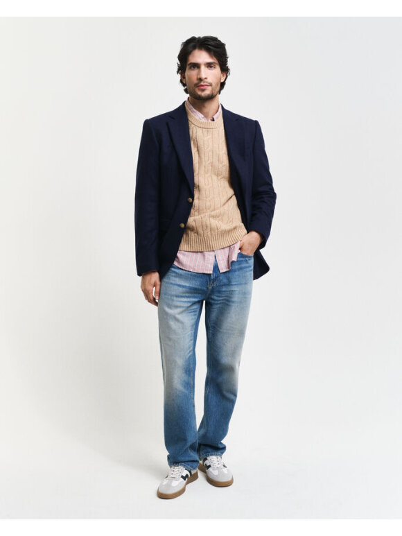 Gant - Gant LAMBSWOOL CABLE C-NECK