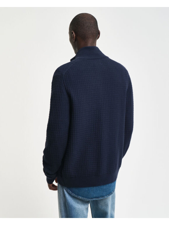 Gant - Gant COTTON TEXTURED ZIP