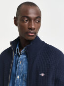 Gant - Gant COTTON TEXTURED ZIP