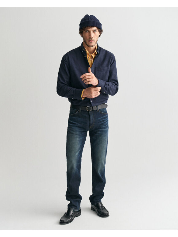 Gant - Gant REG FLANNEL MELANGE SHIRT