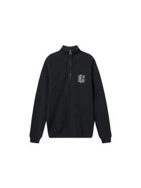 BLS HAFNIA - BLS Hafnia Applique Zip Knit