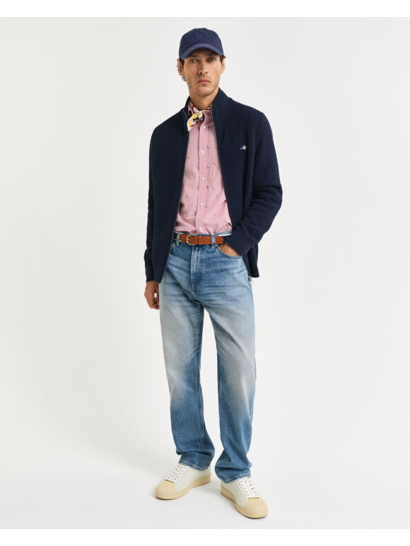 Gant - Gant ZIPPED TEXTURED COTTON