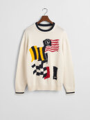 Gant - Gant FLAG INTARSIA COTTON