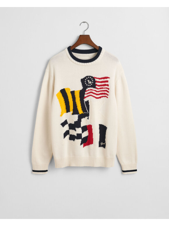 Gant - Gant FLAG INTARSIA COTTON