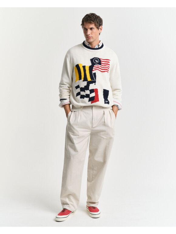 Gant - Gant FLAG INTARSIA COTTON