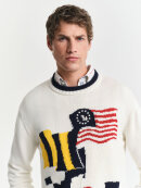 Gant - Gant FLAG INTARSIA COTTON