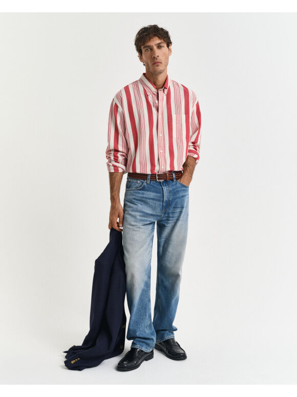 Gant - Gant SEERSUCKER WIDE STRIPE SH