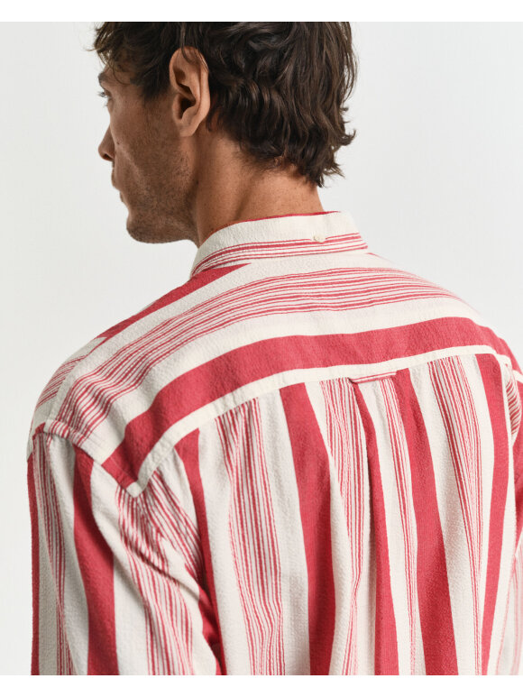 Gant - Gant SEERSUCKER WIDE STRIPE SH