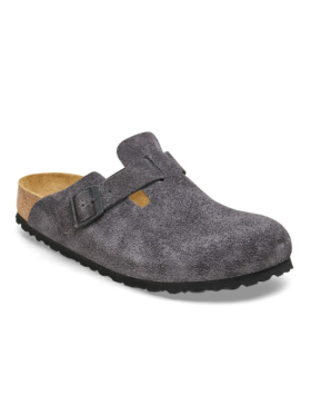 Birkenstock - Birkenstock Boston Velvet Grey