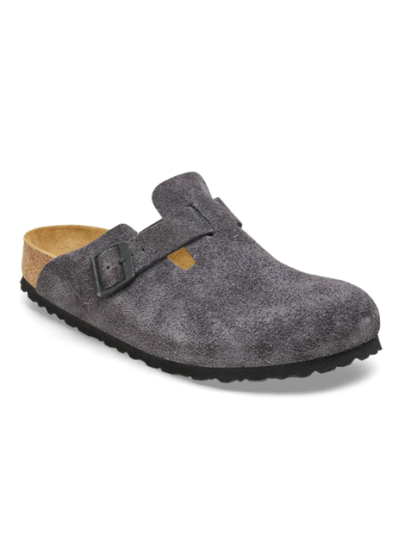 Birkenstock - Birkenstock Boston Velvet Grey