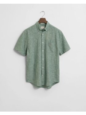 Gant - Gant REG COTTON LINEN SS SHIRT